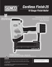 Senco Cordless Finish 25 Instrucciones De Operación