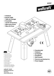 wolfcraft 6157 Manual Del Usuario