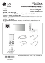 LG 98UH5E-B Guía Rápida