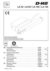 D+H LA 105 Manual Del Usuario