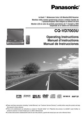 Panasonic CQ-VD7003U Manual De Instrucciones