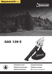 Garland GAS 139 E Manual De Instrucciones