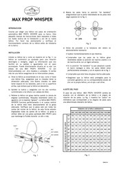 MAX PROP Whisper Manual Del Usario