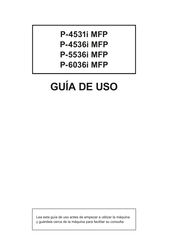 Triumph Adler P-6036i MFP Guía De Uso