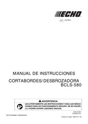 Echo BCLS-580 Manual De Instrucciones