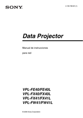 Sony VPL-FW41/FW41L Manual De Instrucciones