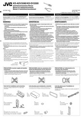 JVC KD-ADV5580 Manual De Instalación/Conexion