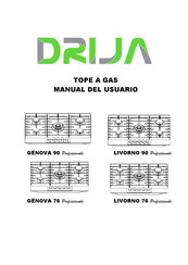 DRIJA LIVORNO 76 Professionale Manual Del Usuario