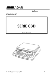 Adam Equipment CBD 16a Manual De Instrucciones