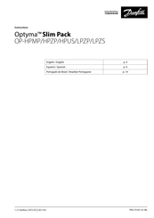 Danfoss Optyma Slim Pack OP-HPZP Serie Instrucciones