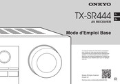 Onkyo TX-SR444 Manual Básico