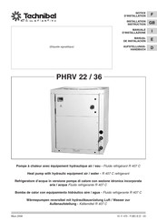 Technibel Climatisation PHRV 32 Manual De Instalación