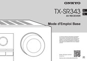 Onkyo TX-SR343 Manual De Instrucciones