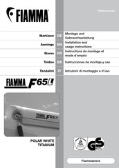 Fiamma F65L Instrucciones De Montaje Y Uso