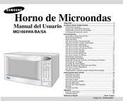 Samsung MG1664BA Manual Del Usuario