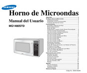 Samsung MG1480STD Manual Del Usuario