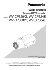 Panasonic WV-CP600/G Serie Guia De Instalacion