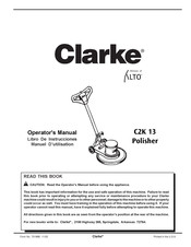 Clarke C2K 13 Libro De Instrucciones