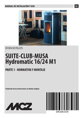 MCZ SUITE Hydromatic 16 Manual De Instalacion Y Uso