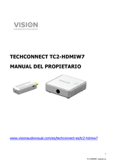 Vision TECHCONNECT TC2-HDMIW7 Manual Del Propietário