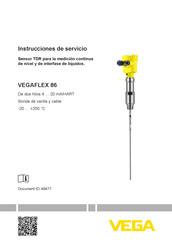 Vega VEGAFLEX 86 Instrucciones De Servicio