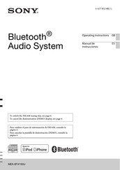 Sony MEX-BT4150U Manual De Instrucciones