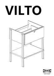 IKEA VILTO Manual De Instrucciones