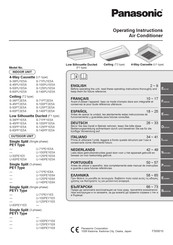 Panasonic S-125PT2E5A Instrucciones De Operación