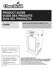 Char-Broil DIGITAL ELECTRIC VERTICAL SMOKER 1000 Guía Del Producto