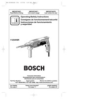 Bosch 11234VSR Instrucciones De Funcionamiento Y Seguridad