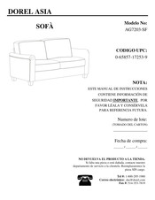 DOREL ASIA AG7203-SF Manual De Instrucciones