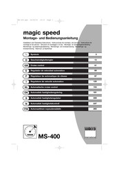 Waeco MagicSpeed MS-400 Instrucciones De Montaje