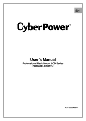 Cyber Power PR3000ELCDRT2U Manual De Usuario