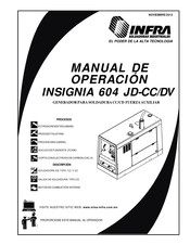 Infra INSIGNIA 604 JD-CC/DV Manual De Operación