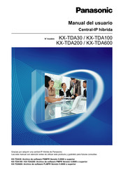 Panasonic KX-TDA600 Manual Del Usuario