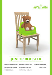 Koru Kids JUNIOR BOOSTER Instrucciones De Uso