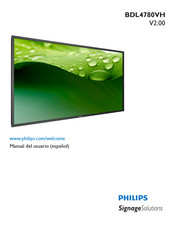 Philips Signage Solutions BDL4780VH Manual Del Usuario