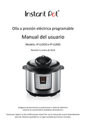 Instant Pot IP-LUX60 Manual Del Usuario