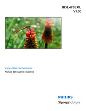 Philips Signage Solutions BDL4988XL Manual Del Usuario