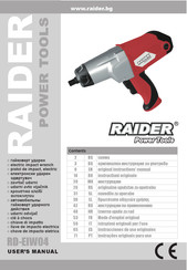 Raider RD-EIW04 Instrucciones De Uso Originales