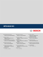 Bosch MTS 6516 VCI Manual Original