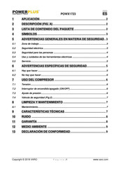 Powerplus POWX1723 Manual De Instrucciones