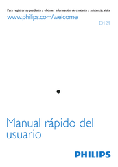 Philips D121 Manual Rápido Del Usuario