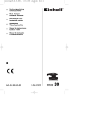 EINHELL RT-OS 30 Manual De Instrucciones