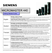 Siemens MICROMASTER 440 Guía De Inicio