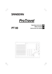 Sangean PT-80 Instrucciones De Manejo