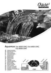 Oase Aquamax Eco 4000 CWS Instrucciones De Uso