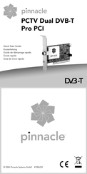 Pinnacle PCTV Dual DVB-T Pro PCI Guia De Inicio Rapido