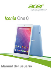 Acer Iconia One 8 Manual Del Usuario