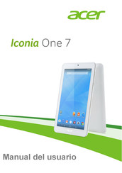 Acer Iconia One 7 Manual Del Usuario